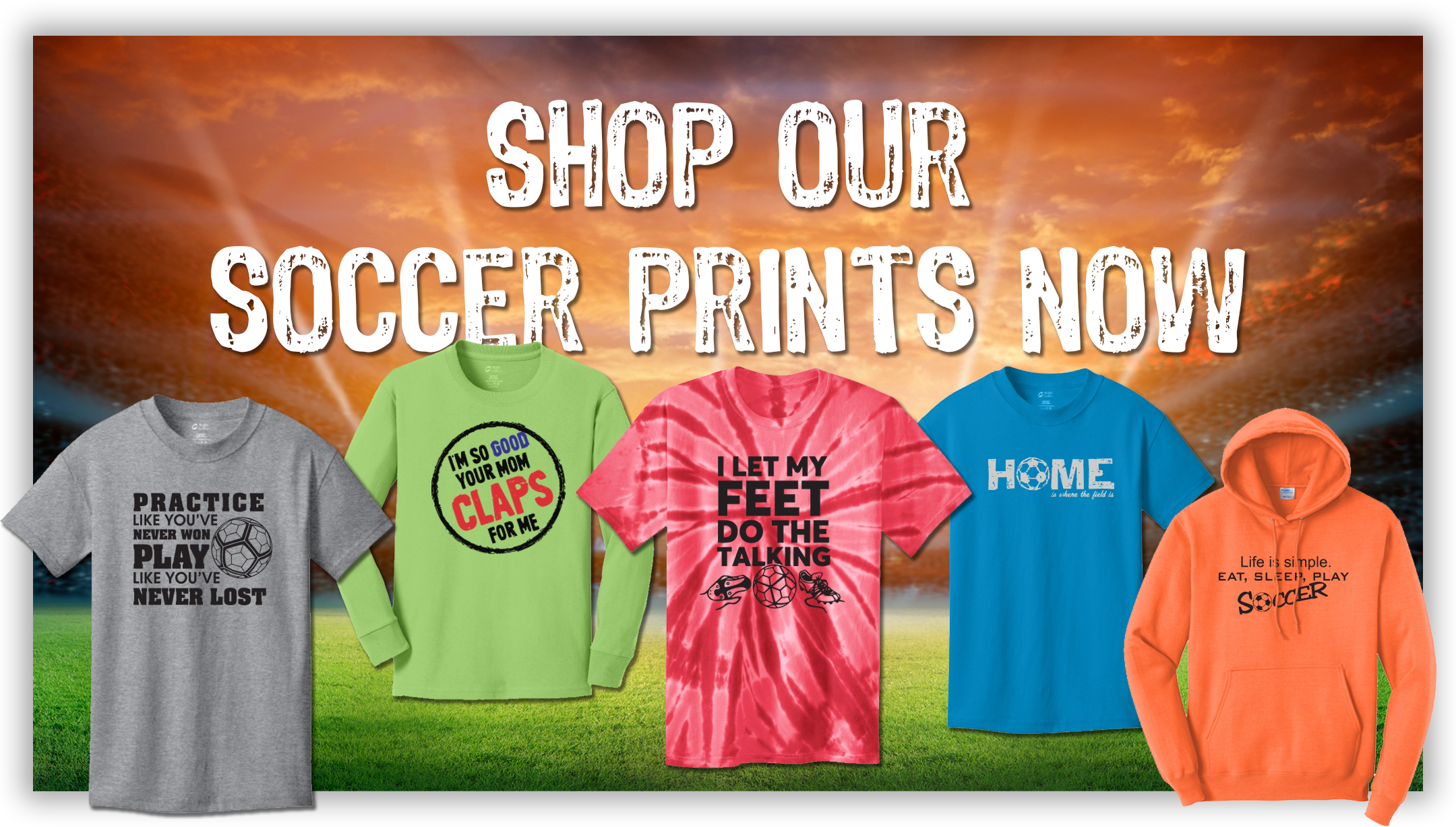 Shop Our Soccer Prints Now!